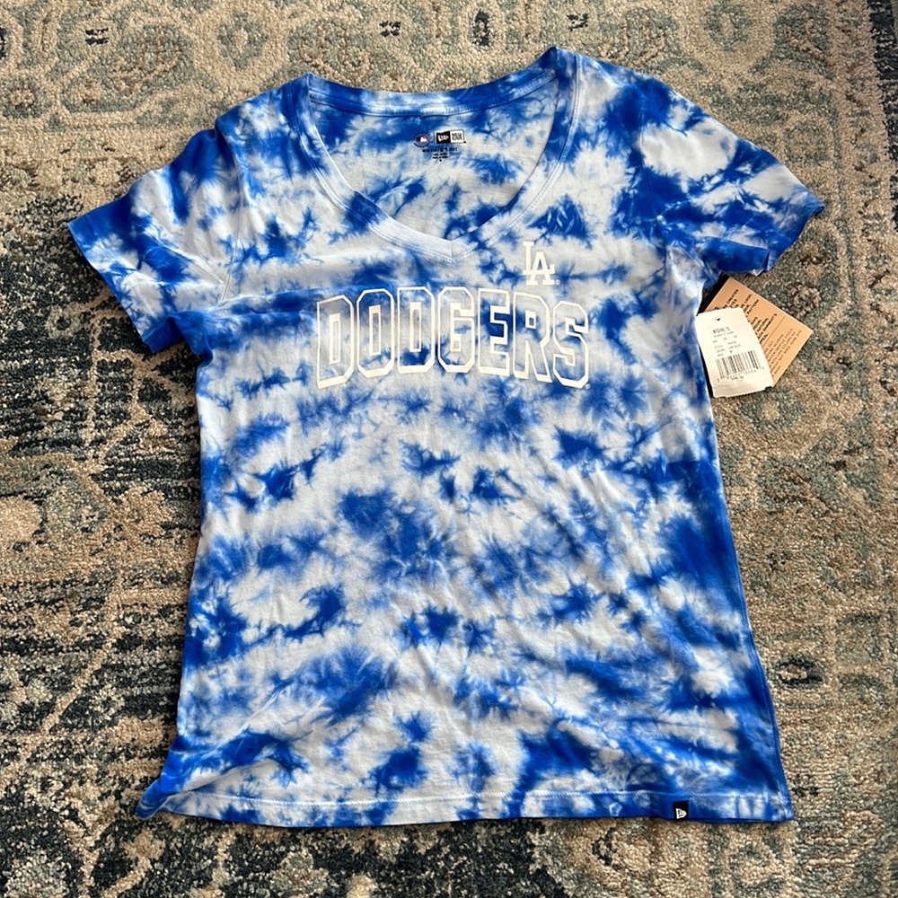 Los Angeles Dodgers New Era Tie-Dye Short
Sleeve T-Shirt | Medium, LAD B…